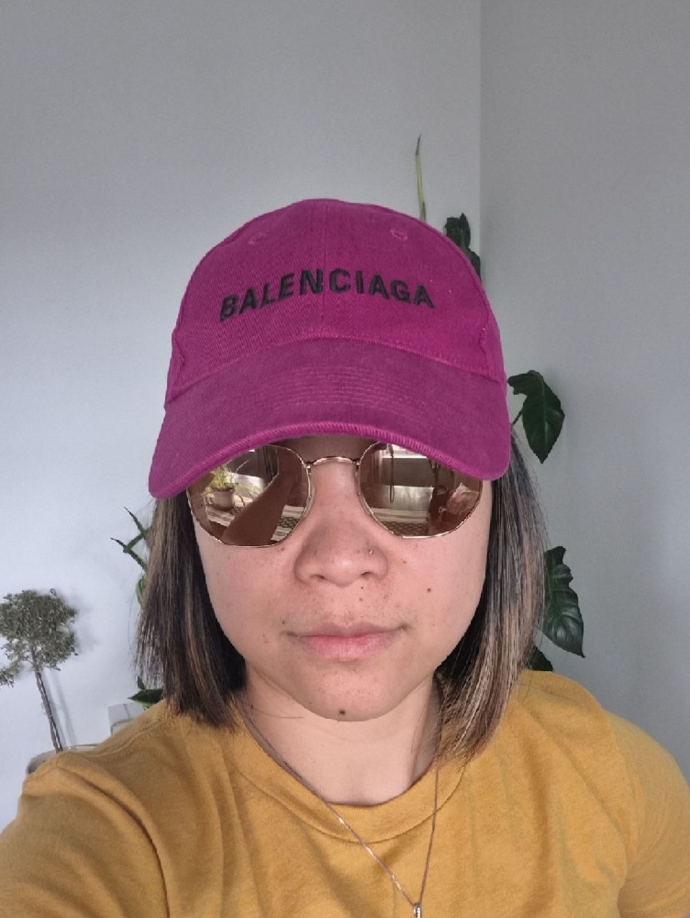 Authentic Balenciaga Fuchsia Logo Baseball Cap - Picture 14 of 16